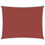 Vidaxl zonnescherm rechthoekig 4x6 m oxford stof terracottakleur
