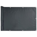 Vidaxl balkonscherm 90x400 cm oxford stof antraciet