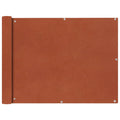 Vidaxl balkonscherm oxford textiel 90x400 cm terracotta