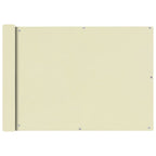 Vidaxl balkonscherm oxford textiel 75x600 cm crème