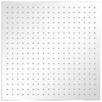 Vidaxl regendouchekop roestvrij staal 50x50 cm vierkant