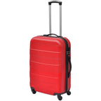 Vidaxl 3-delige kofferset hard 45,5 55 66 cm rood