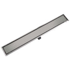 Vidaxl doucheputje rechthoekig 1030x140 mm roestvrij staal