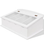 Vidaxl besteklade mdf wit barok stijl