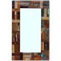 Vidaxl spiegel 80x50 cm massief gerecycled hout