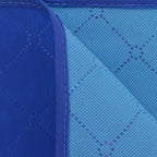 Vidaxl picknickkleed 100x150 cm blauw en lichtblauw