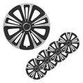 ProPlus Wieldoppen 4 st Terra 14'' zilverkleurig en zwart