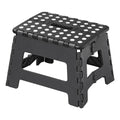 Proplus opvouwbaar opstapje met anti-slip 29x21.5x22 cm zwart