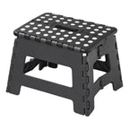 Proplus opvouwbaar opstapje met anti-slip 29x21.5x22 cm zwart