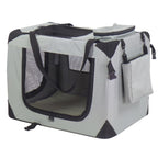@pet honden reismand nylon 70x52x50 cm grijs 11072