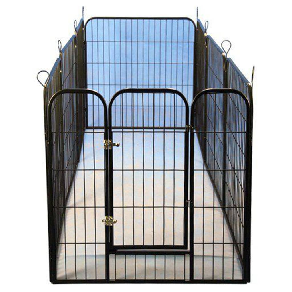 @pet puppyren modulair 79x81 cm zwart