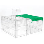 @pet huisdierenren voor buiten castle 144x112x60 cm metaal