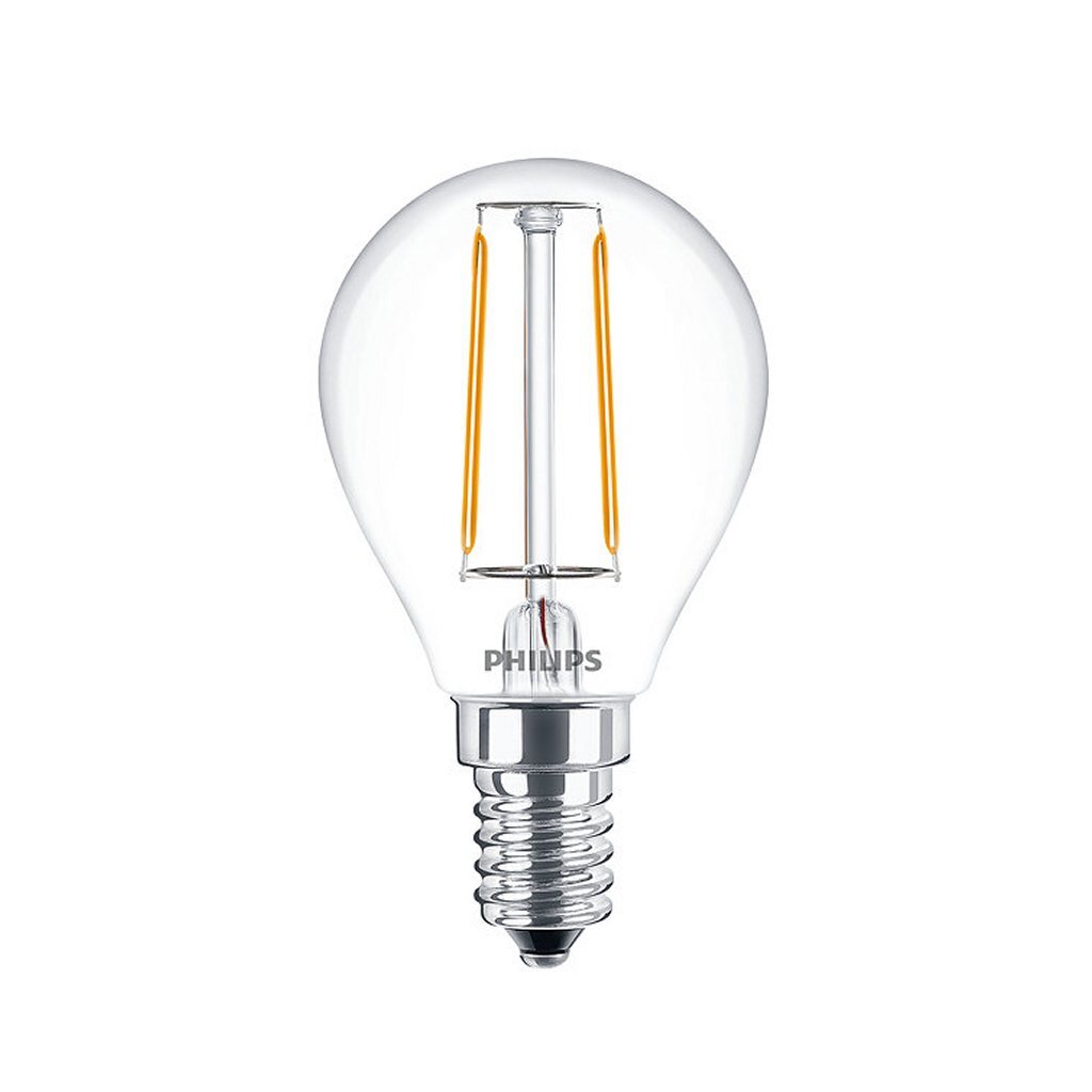 Philips led kogel e14 2-25w 2700k filament helder blister - 5101502