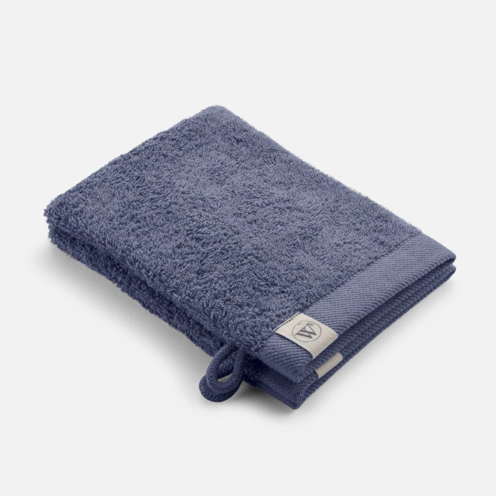 Walra washand remade cotton blauw 2x 16x21 | 2 stuks