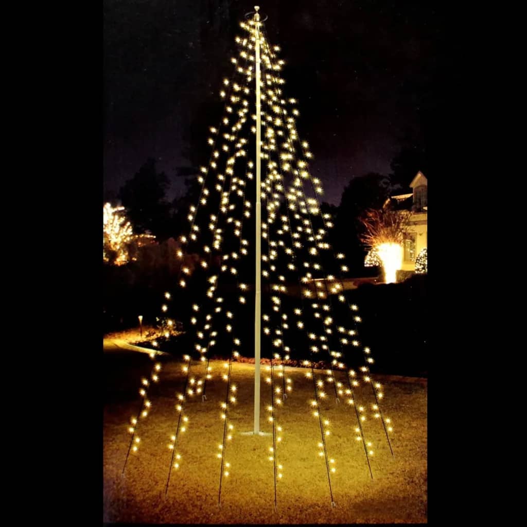 Nampook kerst led vlaggenmast verlichting 192 led