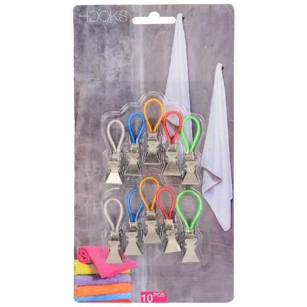 Handdoekknijpers set10 div kleuren | 12 stuks
