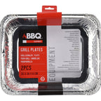 BBQ - BBQ aluminium grillbak 32x26x6 cm 2 stuks