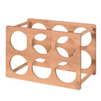 Excellent houseware wijnrek bamboe voor 6 flessen