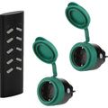 SEC24 - SEC24 haf780s outdoor schakelaarset groen