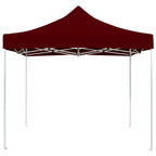 Vidaxl partytent professioneel inklapbaar 3x3 m aluminium wijnrood