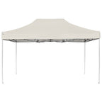 Vidaxl partytent professioneel inklapbaar 4,5x3 m aluminium crème