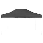 Vidaxl partytent professioneel inklapbaar 4,5x3 m aluminium antraciet