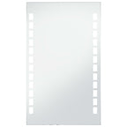 Vidaxl badkamerspiegel led 60x100 cm