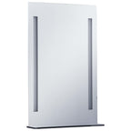 Vidaxl badkamerspiegel led met schap 60x80 cm