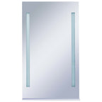 Vidaxl badkamerspiegel led met schap 60x100 cm