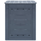 Vidaxl compostbak 260 l 60x60x73cm grijs