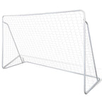 Vidaxl voetbalgoals 2 st 240x90x150 cm staal