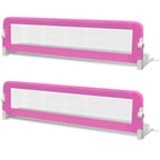 Vidaxl kinderbedhekjes 2 st 150x42 cm roze