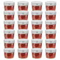 Vidaxl jampotten met zilverkleurige deksels 24 st 110 ml glas