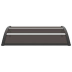 Vidaxl deurluifel 120x75 cm pc zwart
