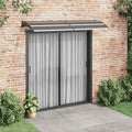 Vidaxl deurluifel 240x75 cm pc zwart