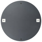 VidaXL Spiegel rond frameloos 80 cm glas
