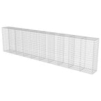 VidaXL Schanskorfmuur met deksels 600x50x150 cm gegalvaniseerd staal