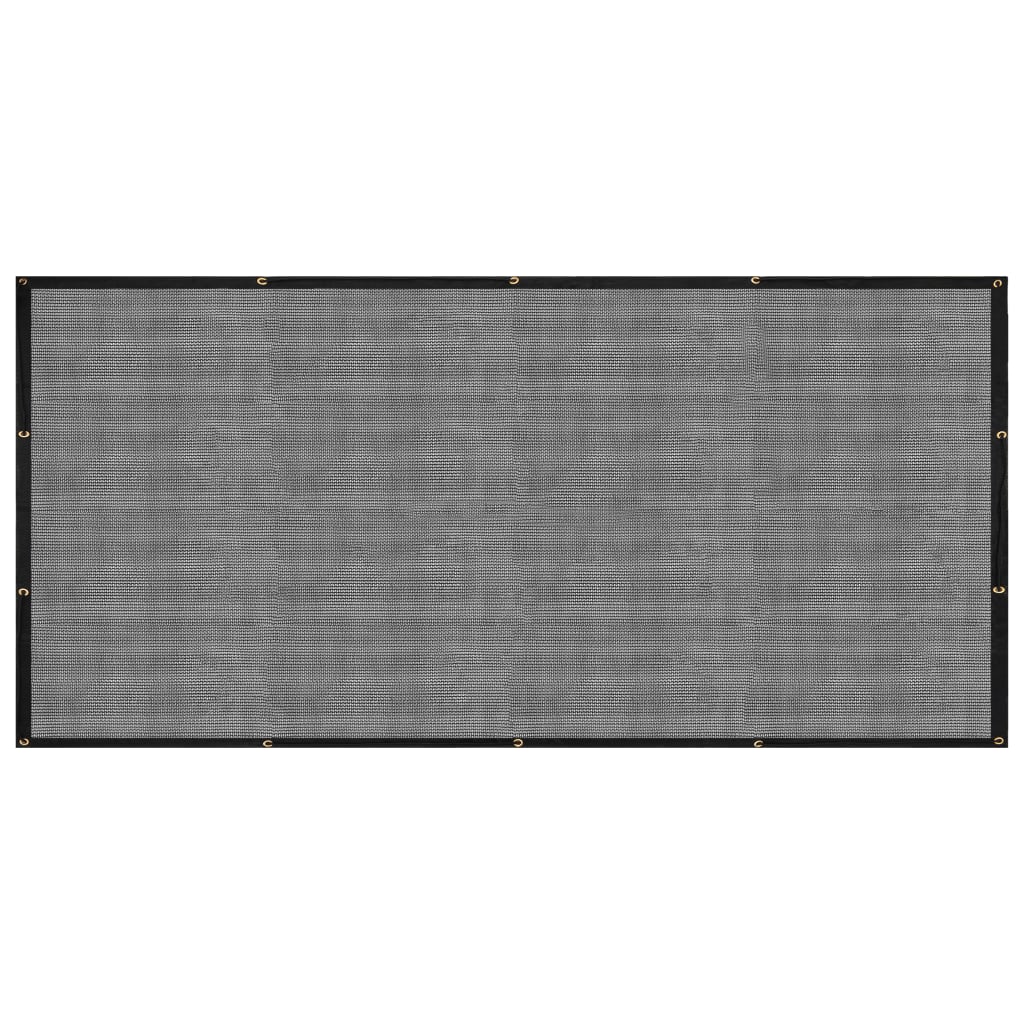 VidaXL Aanhangwagennet 2,5x4 m HDPE zwart
