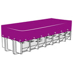 VidaXL Containernet 3x5 m HDPE zwart