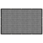 Vidaxl containernet 3x6 m hdpe zwart