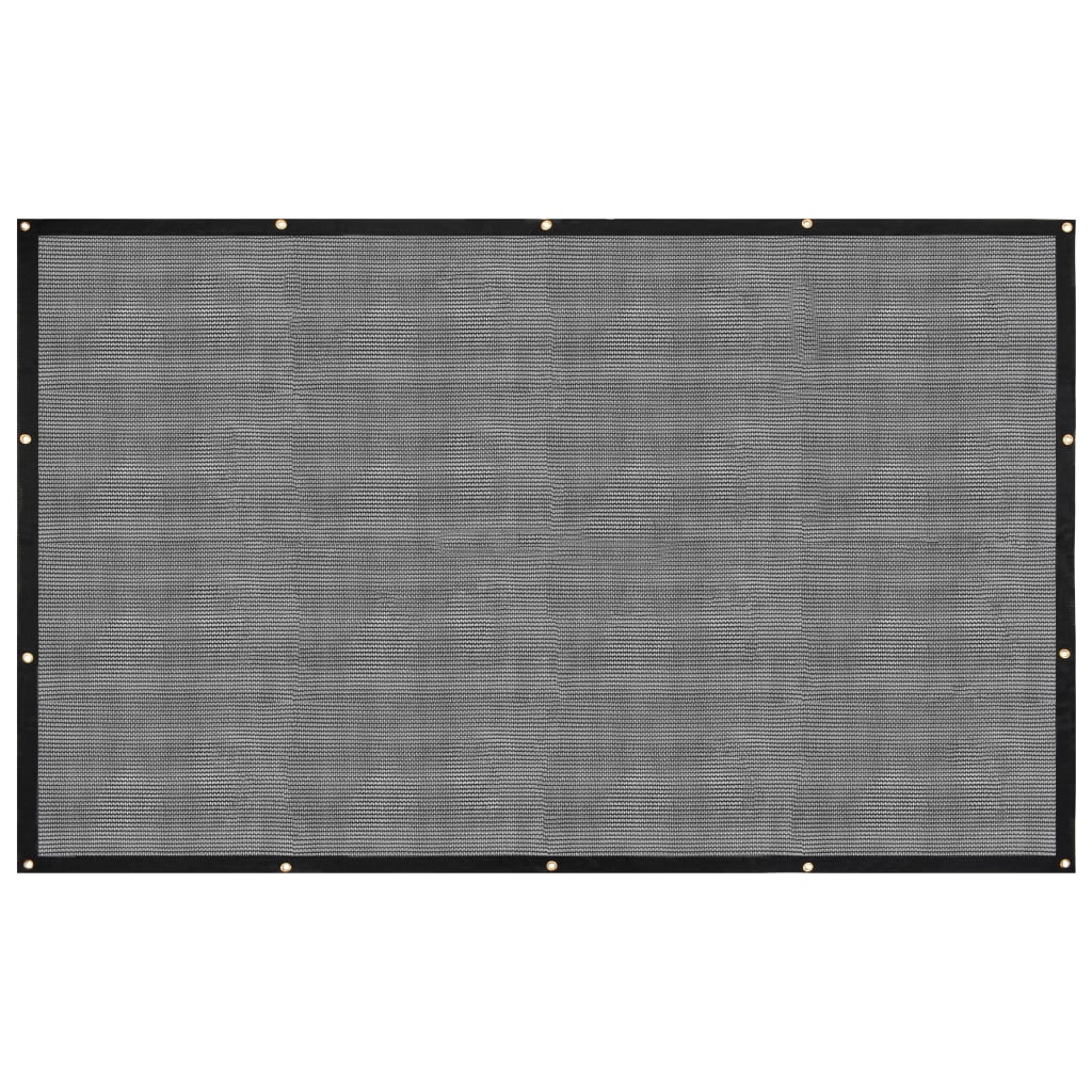 Vidaxl containernet 3x6 m hdpe zwart