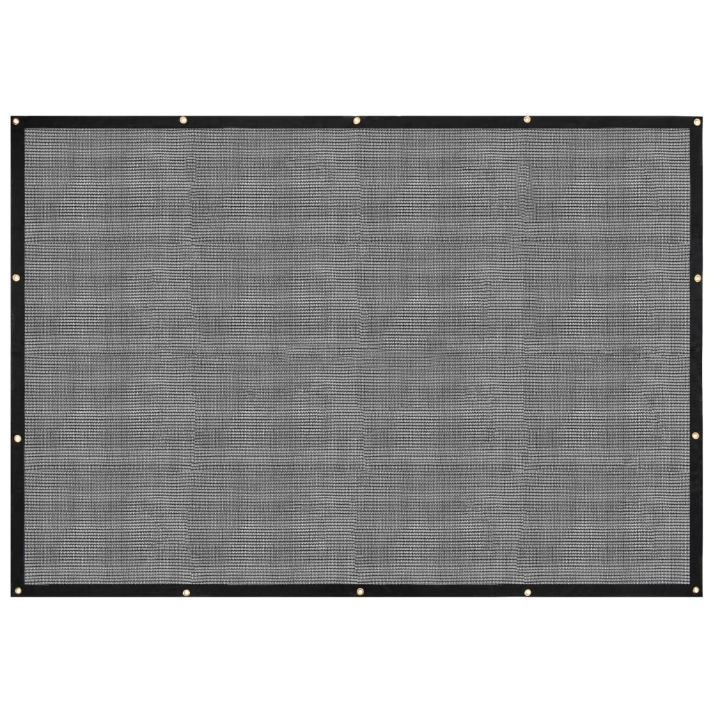 VidaXL Containernet 3x7 m HDPE zwart