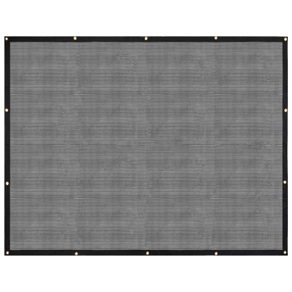 Vidaxl containernet 3,5x5 m hdpe zwart