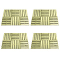 VidaXL 24 st Terrastegels 50x50 cm hout groen