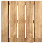 VidaXL 18 st Terrastegels 50x50 cm hout bruin