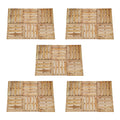 VidaXL 30 st Terrastegels 50x50 cm hout bruin