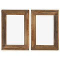 VidaXL Fotolijsten 2 st 30x40 cm massief gerecycled hout en glas
