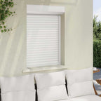 Vidaxl rolluik 70x100 cm aluminium wit