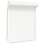 Vidaxl rolluik 100x130 cm aluminium wit