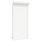 Vidaxl rolluik 100x210 cm aluminium wit
